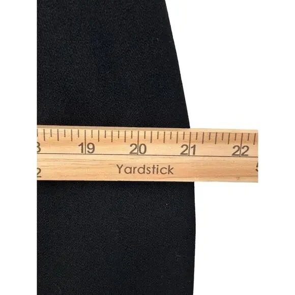 Ann Taylor Dress Womens Size 14 Black Sleeveless Zippered Back Slit Sheath - Picture 11 of 13